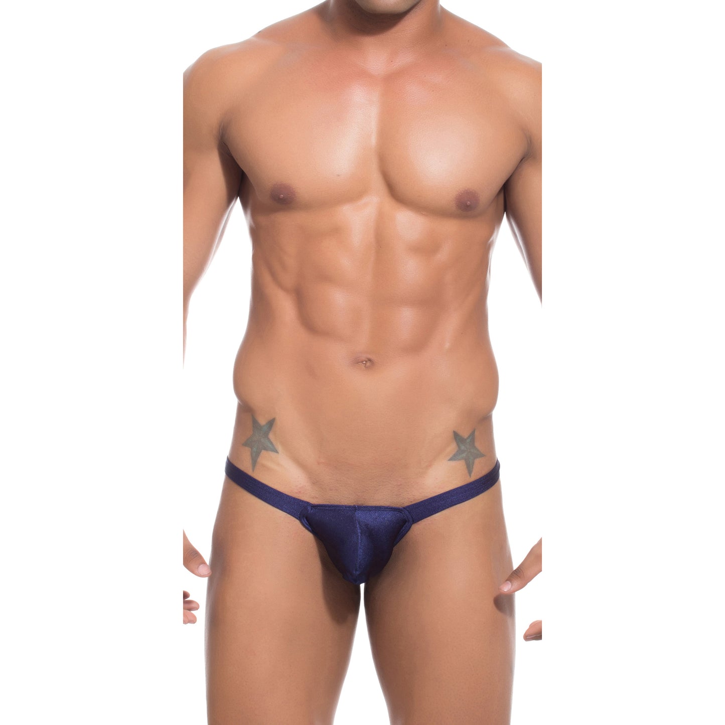 Thong Mens Lingerie for Men Navy Blue ML-07009-NBL