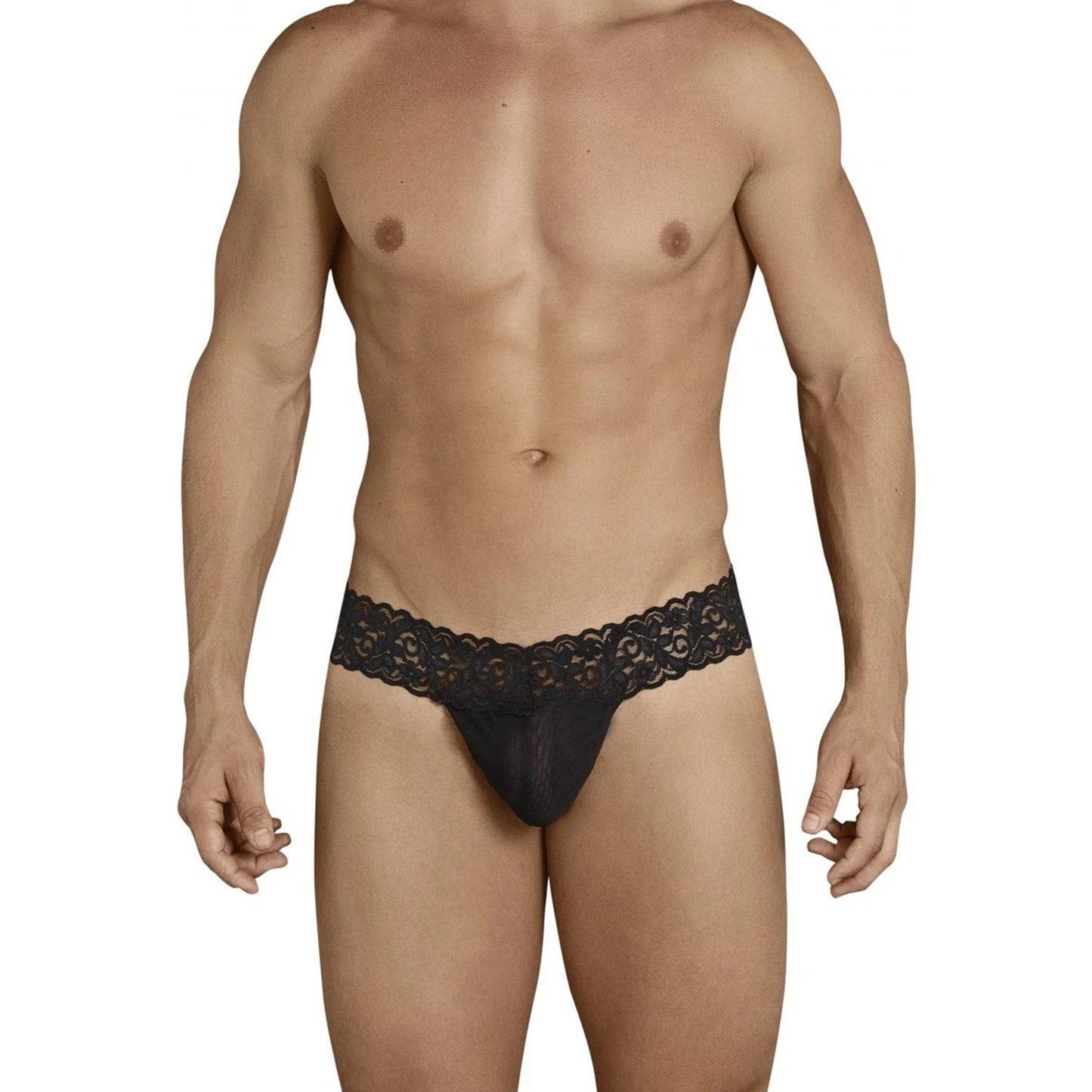 Thong Mens Lingerie for Men Black ML-07147-BK