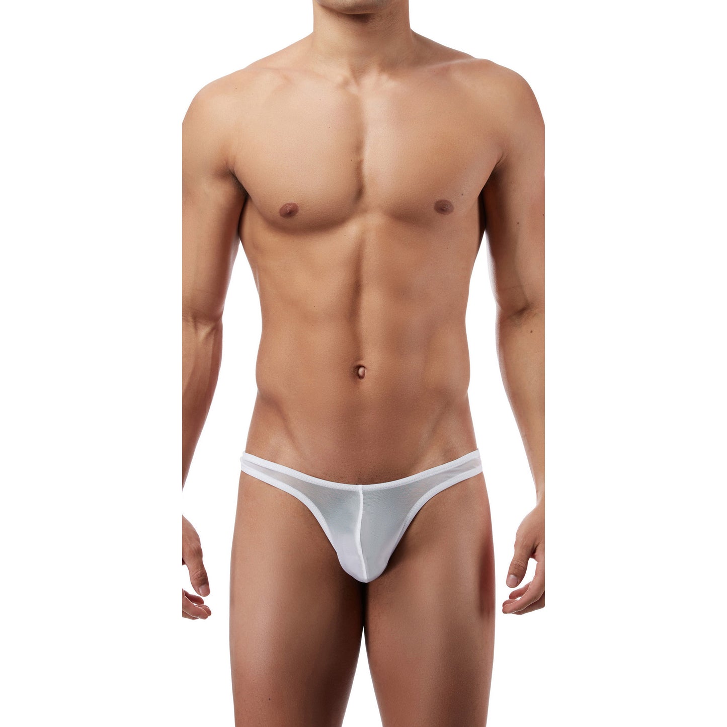 Thong Mens Lingerie for Men White ML-07182-WH
