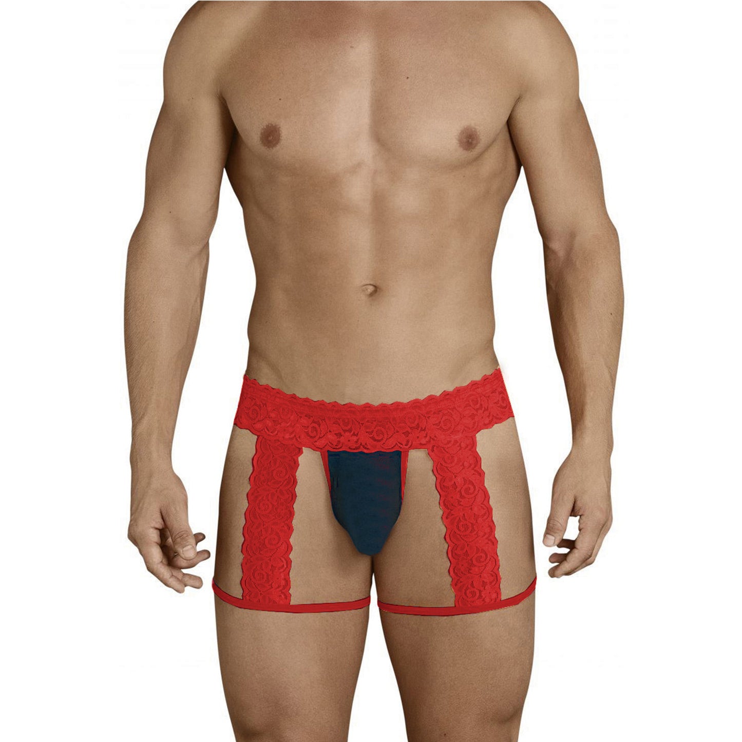 Garter Mens Lingerie for Men Red ML-07369-RD