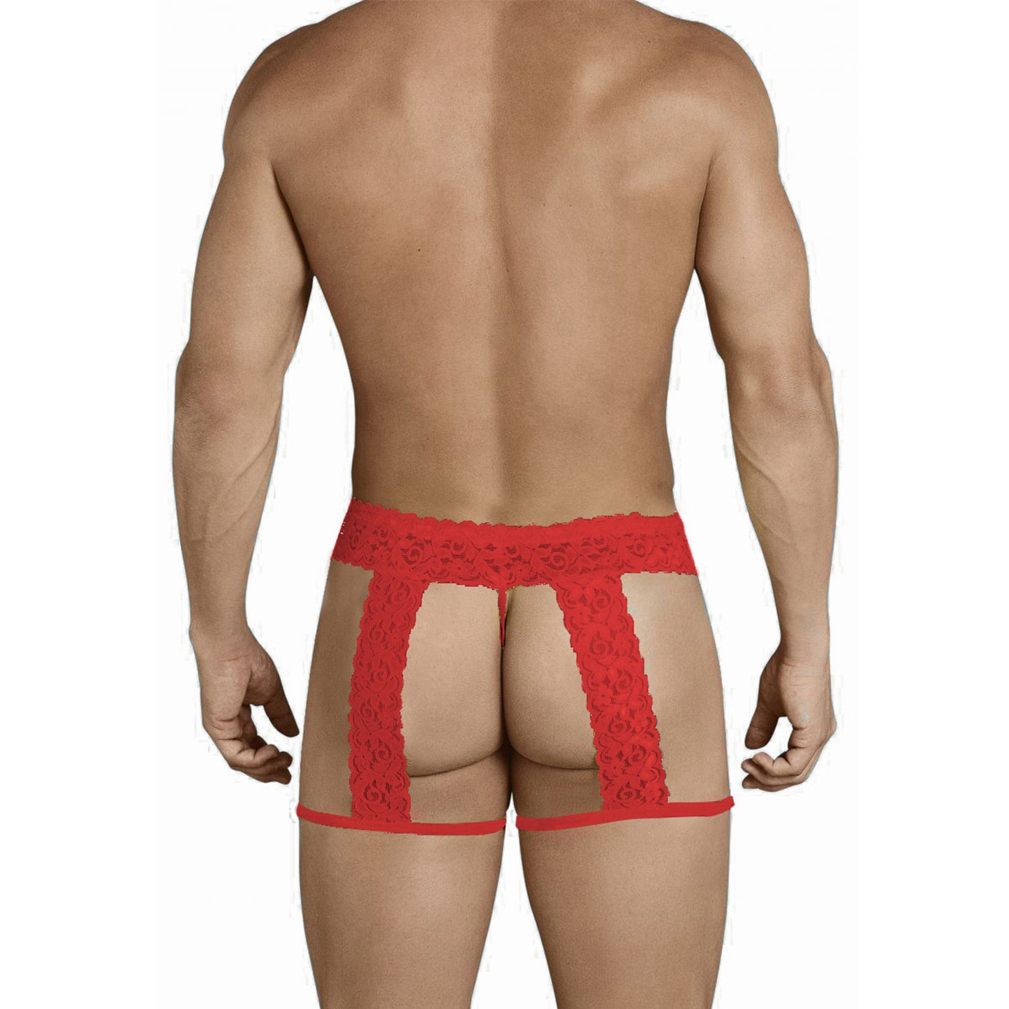 Garter Mens Lingerie for Men Red ML-07369-RD