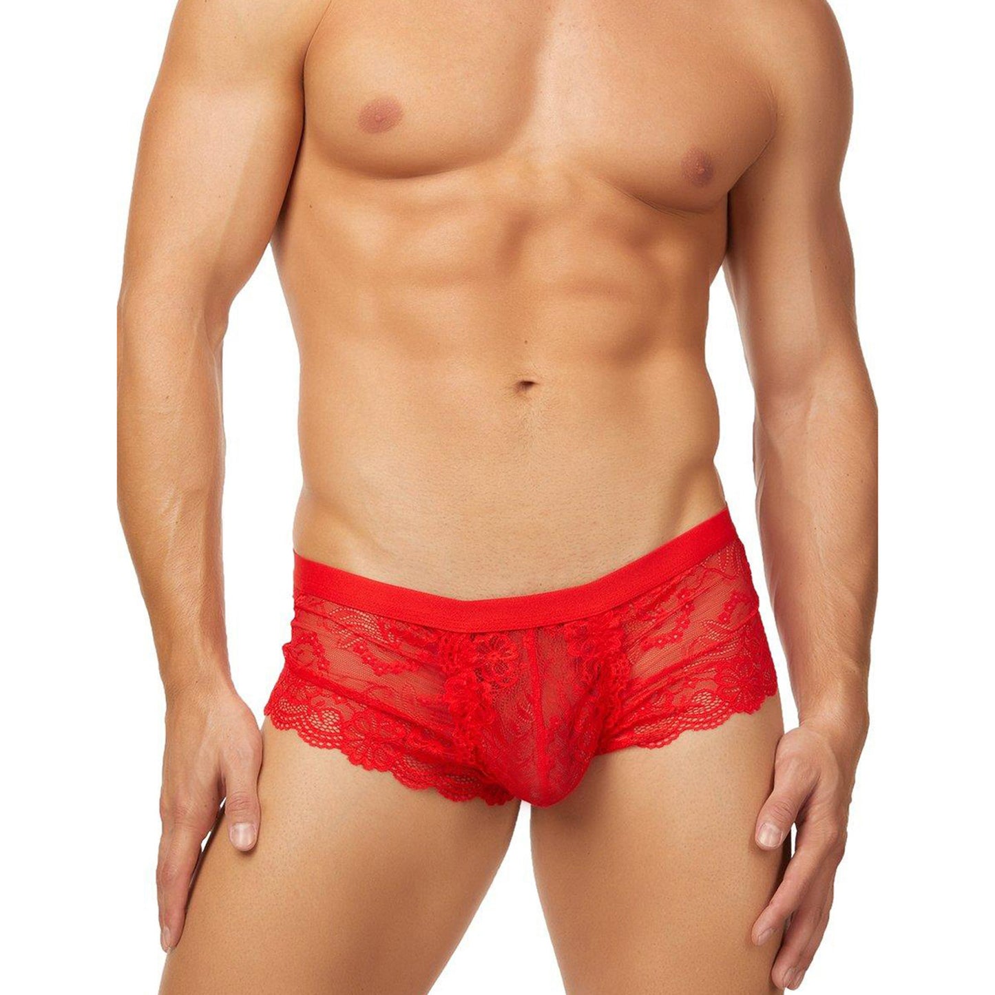 Boxer Mens Lingerie for Men Red ML-07383-RD