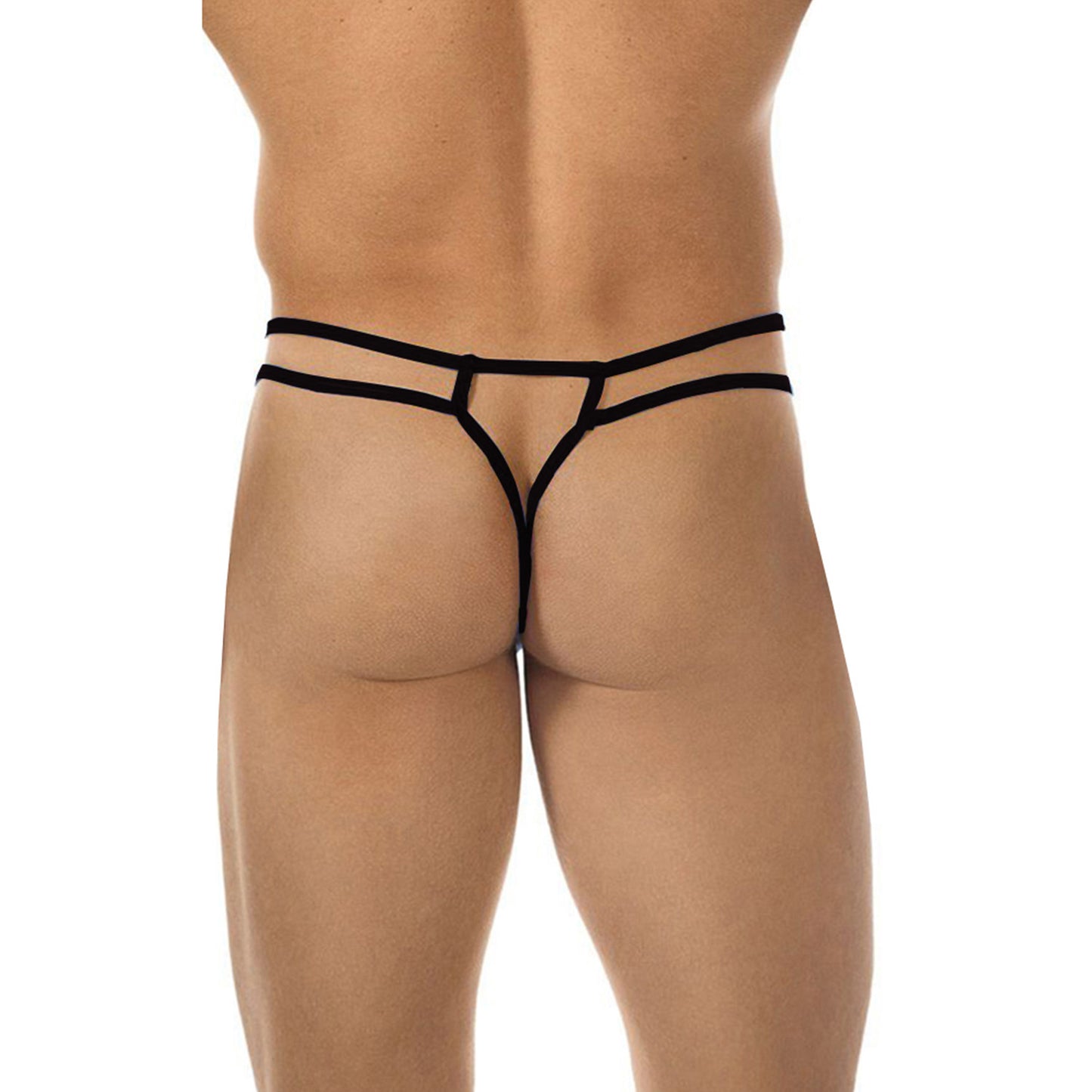Crotchless Mens Lingerie for Men Black ML-07551-BK