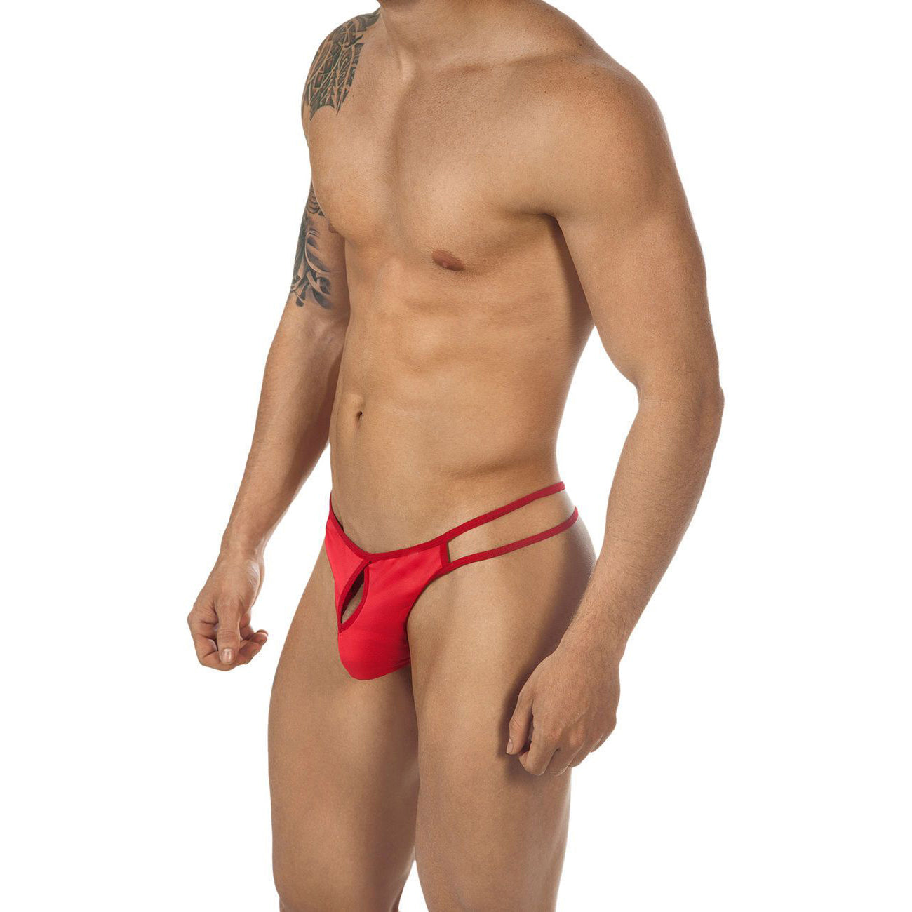Crotchless Mens Lingerie for Men Red ML-07551-RD
