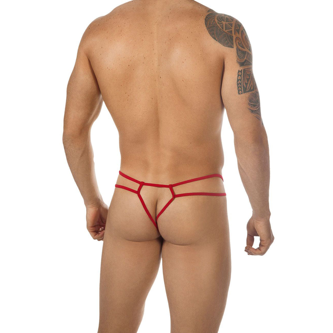 Crotchless Mens Lingerie for Men Red ML-07551-RD