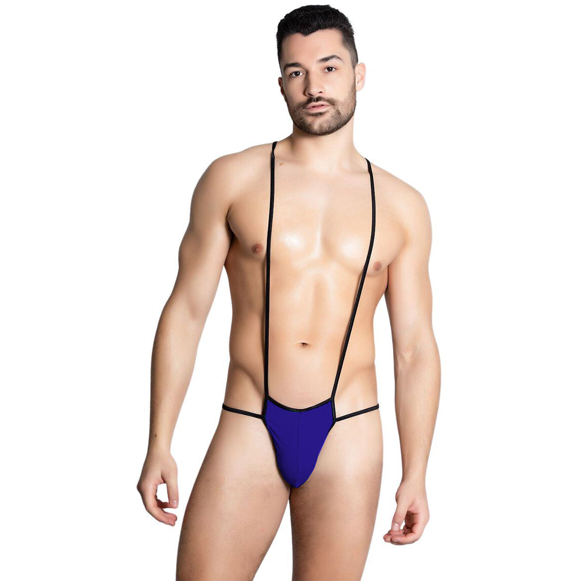 Thong Mens Lingerie for Men Navy Blue ML-07689-NBL