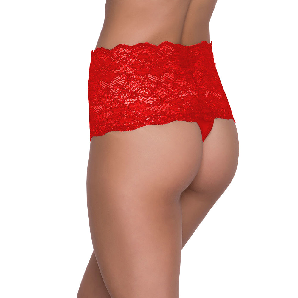 Thong Panty for Women Red PN-05077-RD