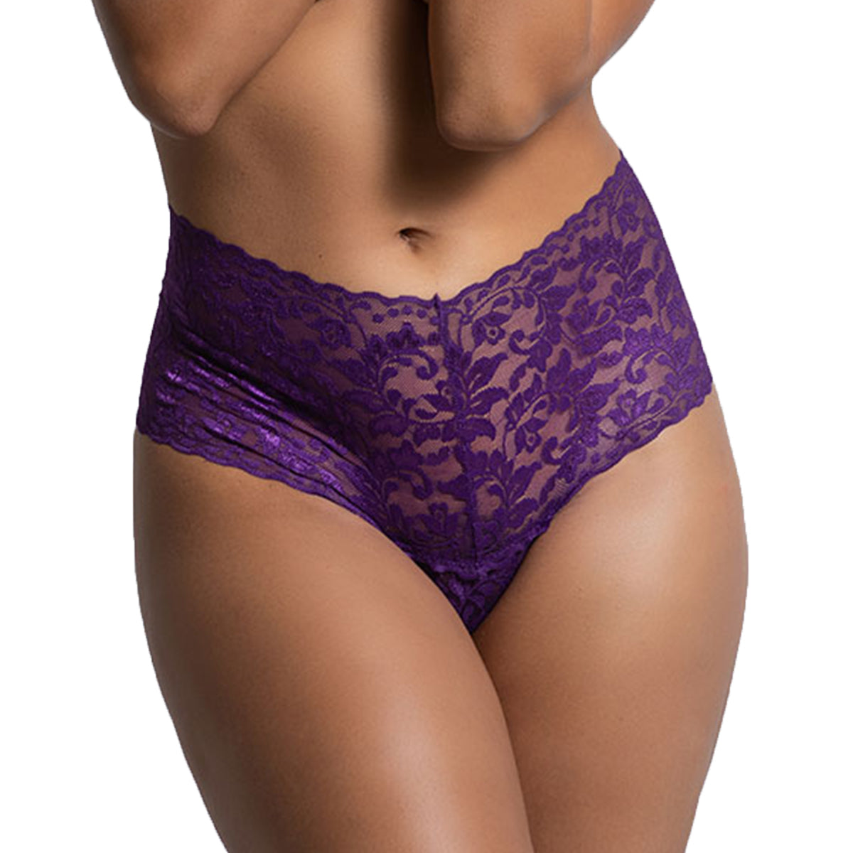 High Waist Panty for Women Purple PN-05144-PP