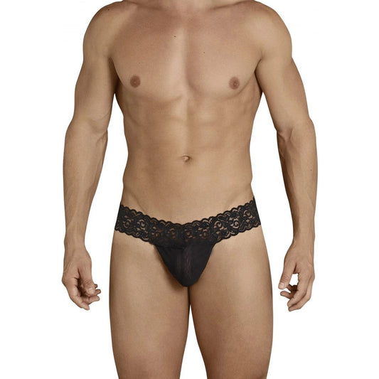 Thong Mens Lingerie for Men Black ML-07147-BK