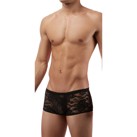Boxer Mens Lingerie for Men Black ML-07163-BK