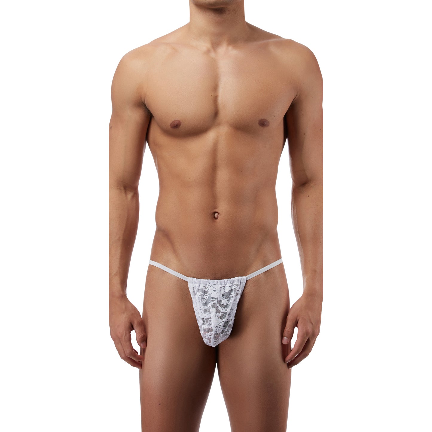 G String Mens Lingerie for Men White ML-07164-WH