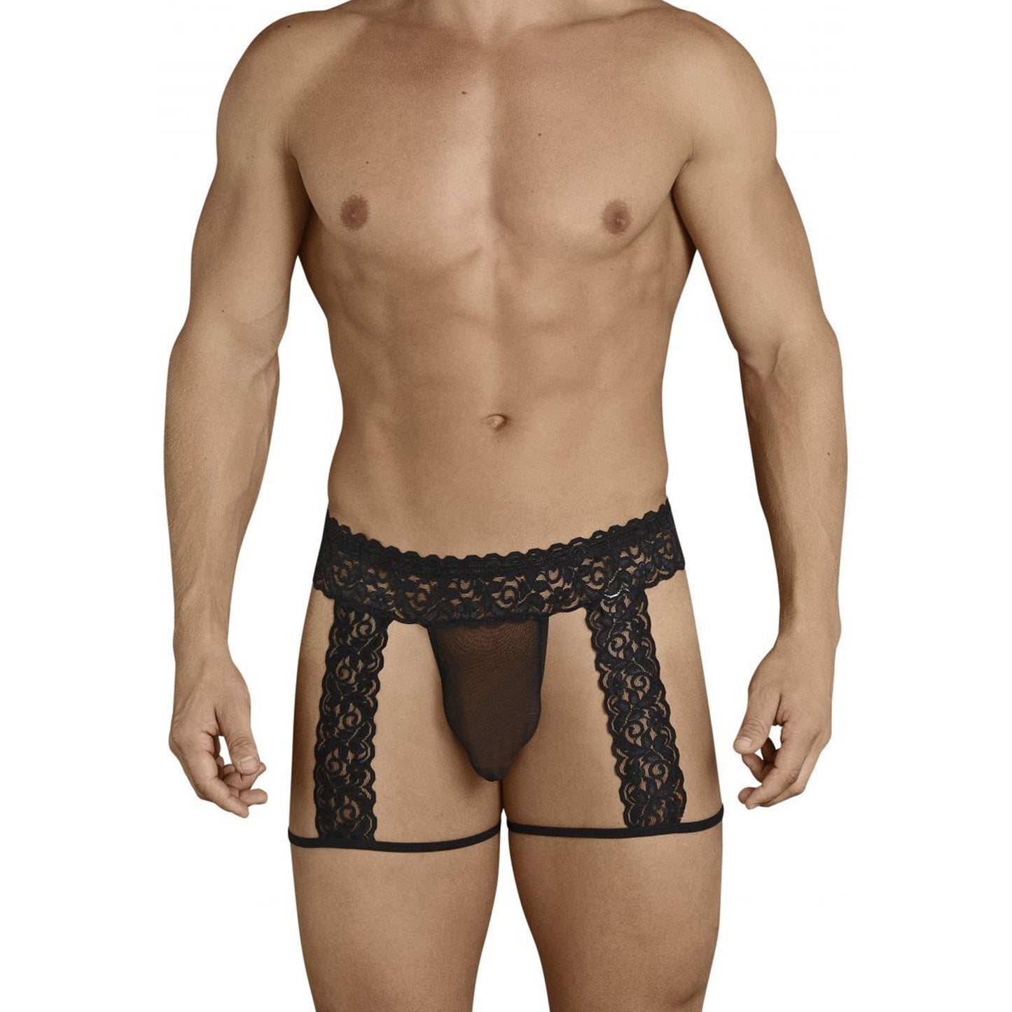 Garter Mens Lingerie for Men Black ML-07369-BK