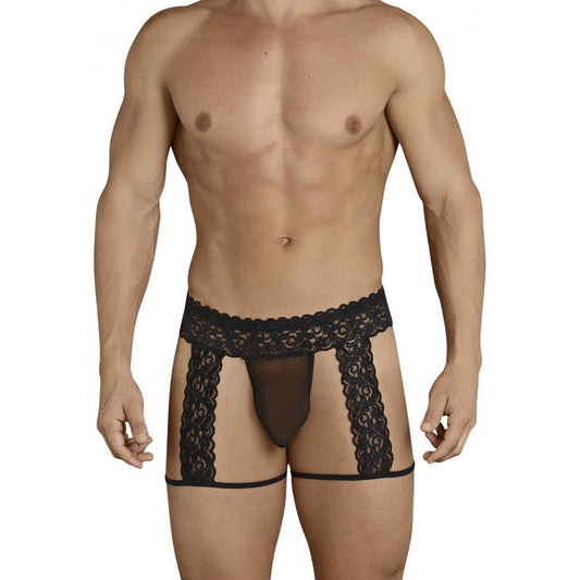 Garter Mens Lingerie for Men Black ML-07369-BK
