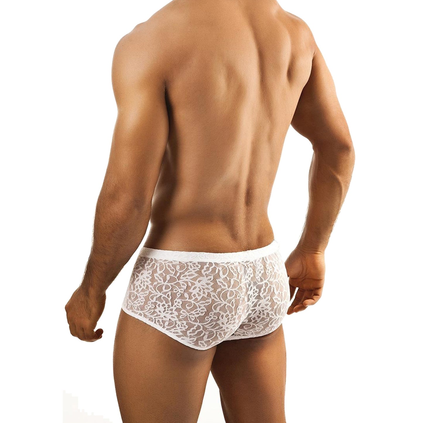 Boxer Mens Lingerie for Men White ML-07389-WH