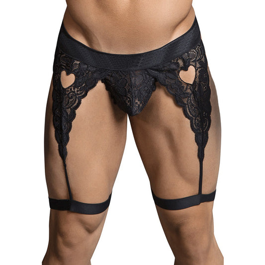 Garter Mens Lingerie for Men Black ML-07399-BK
