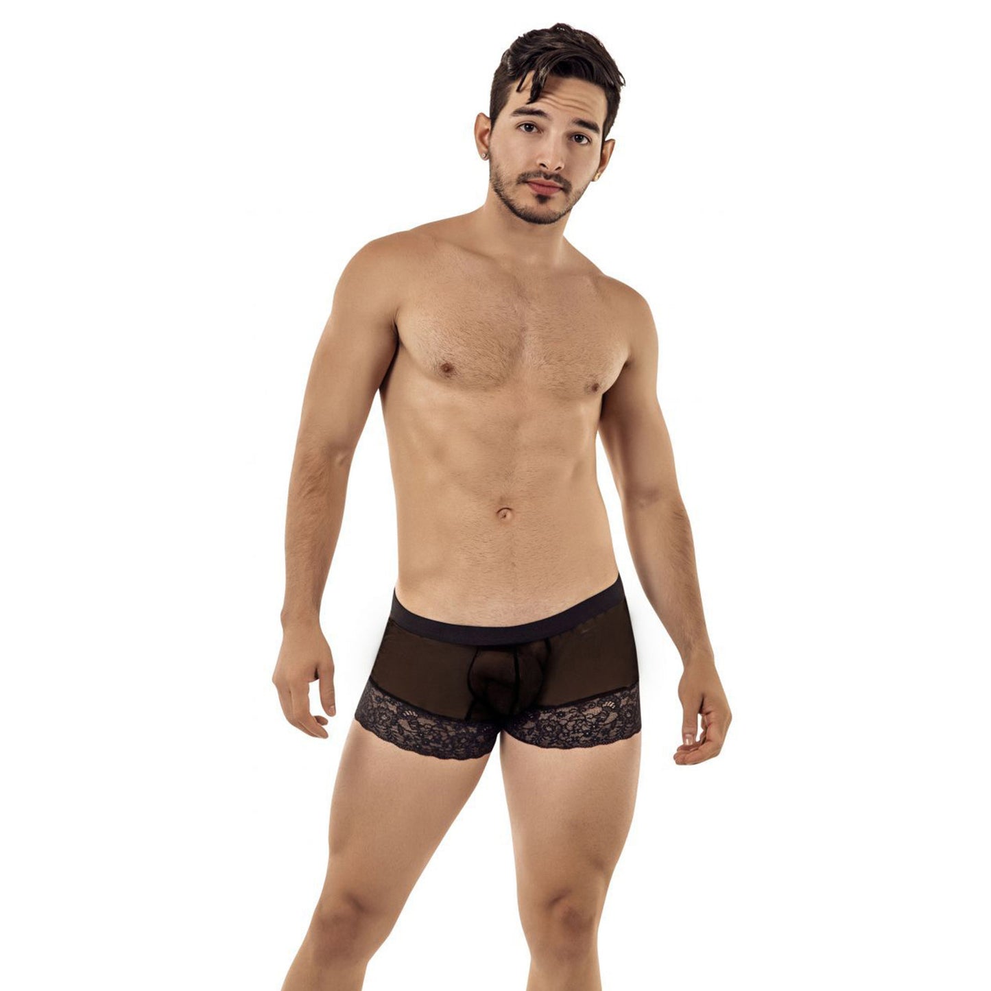 Boxer Mens Lingerie for Men Black ML-07407-BK