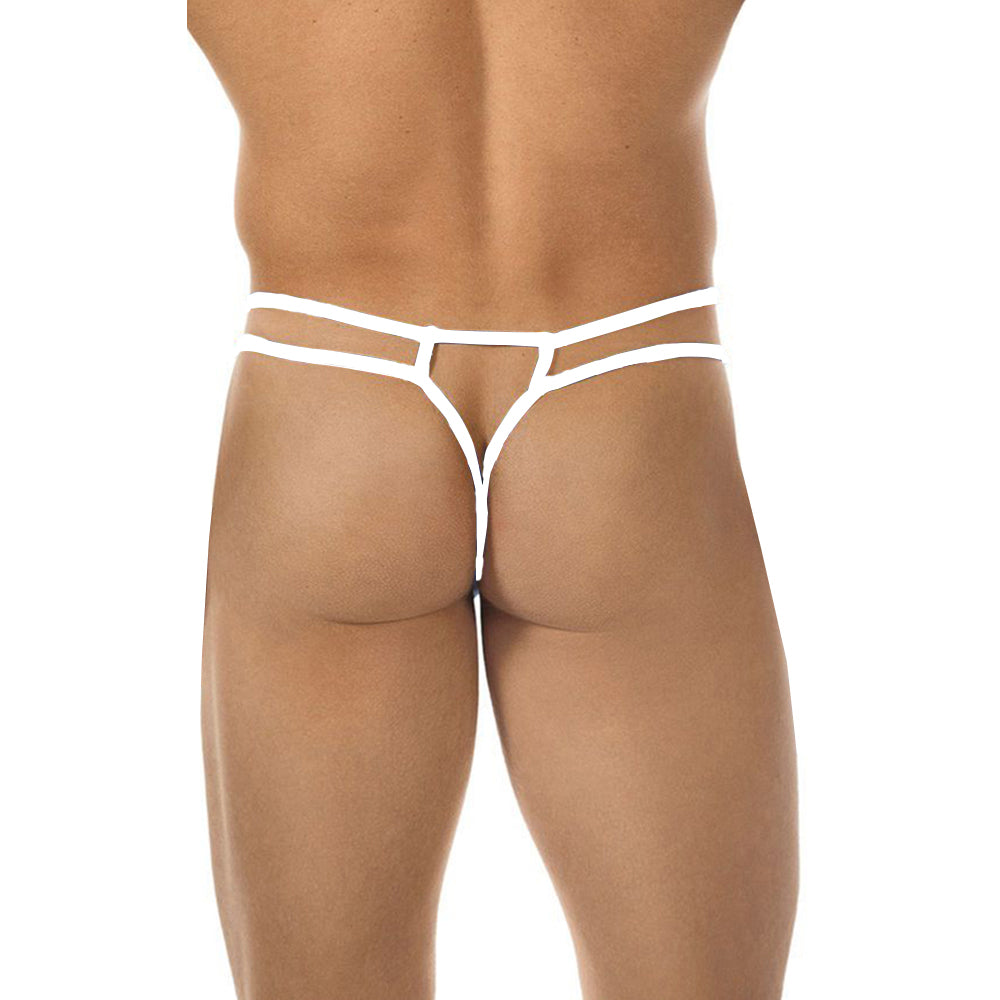 Crotchless Mens Lingerie for Men White ML-07551-WH