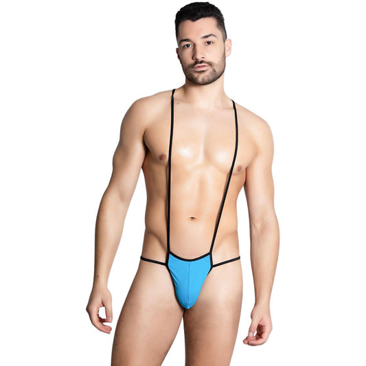 Thong Mens Lingerie for Men Light Blue ML-07689-LBL