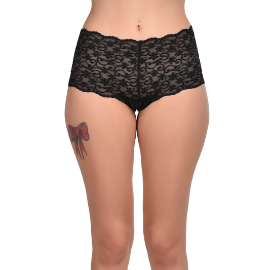 BoyShorts Panty for Women Black PN-05059-BK